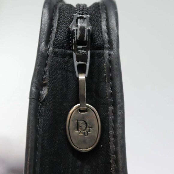 Christian Dior Trotter Canvas Clutch Bag Black Silver - Picture 8 of 16